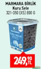 MARMARABİRLİK KURU SELE SİYAH ZEYTİN 800 G fiyat ve kampanya bilgisi